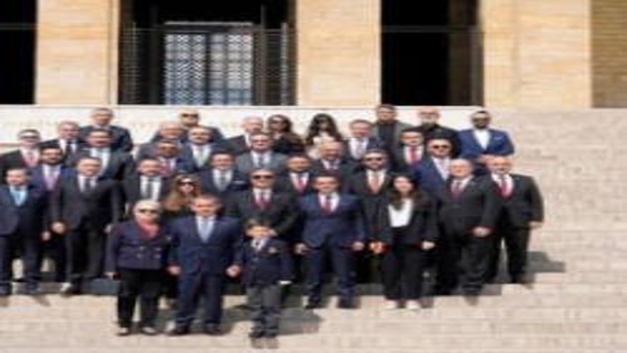 Galatasaray'dan Anıtkabir'e ziyaret