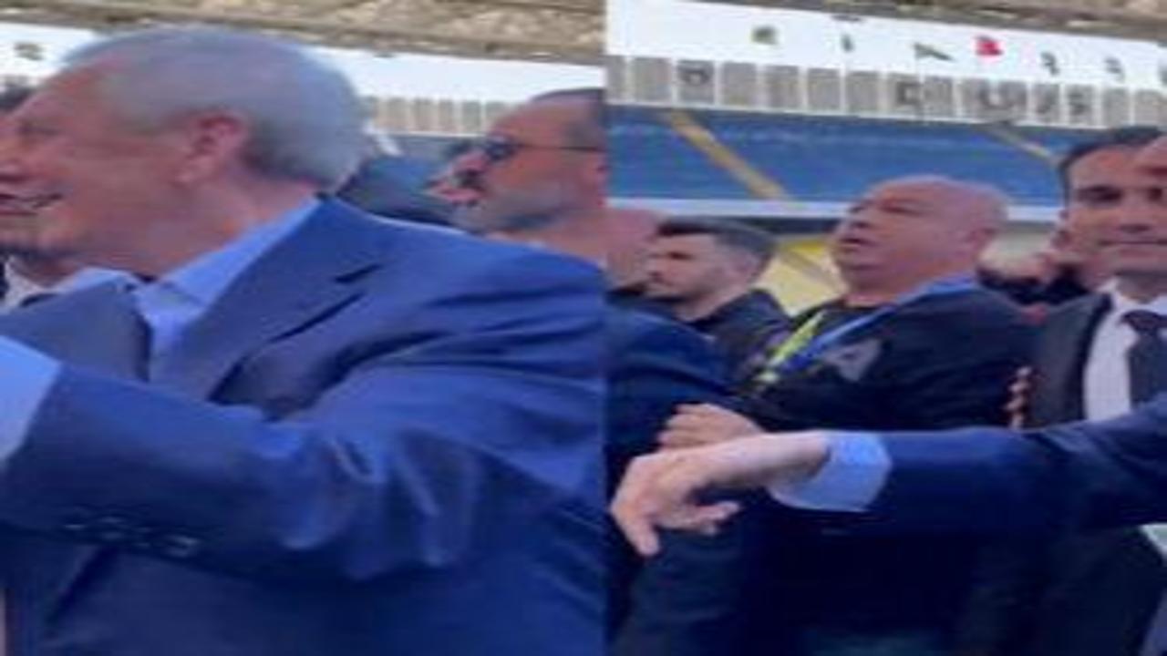 Hakan Safi destekçilerinin karşısına dikilen Aziz Yıldırım: 