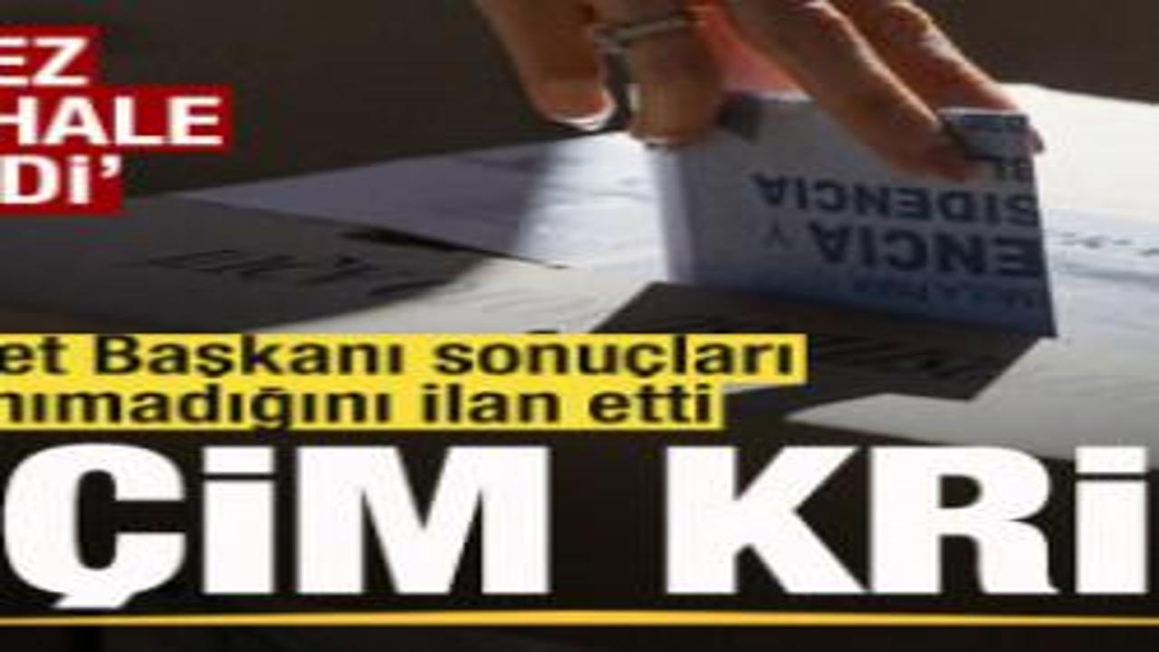 Kolombiya'da kritik seçim! Cumhurbaşkanı ilan etti: Sonuçları tanımıyorum!
