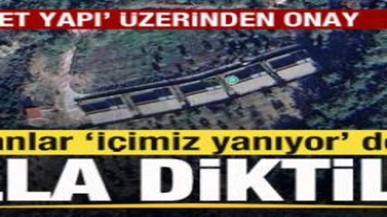 Başkanlar 'İçimiz yanıyor' demişti! Belediyeden skandal! Hayalet yapı üzerinden onay