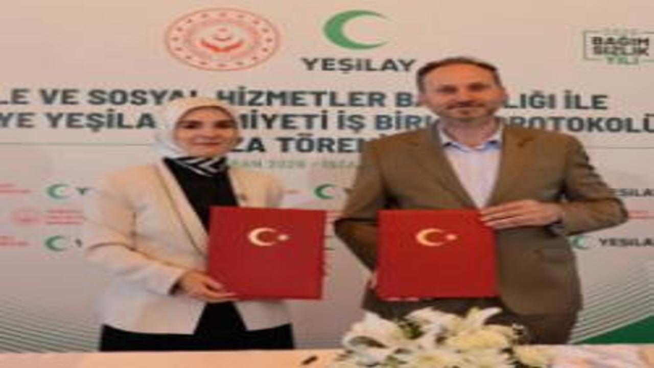 Aile ve Sosyal Hizmetler Bakanlığı ile Yeşilay arasında prot