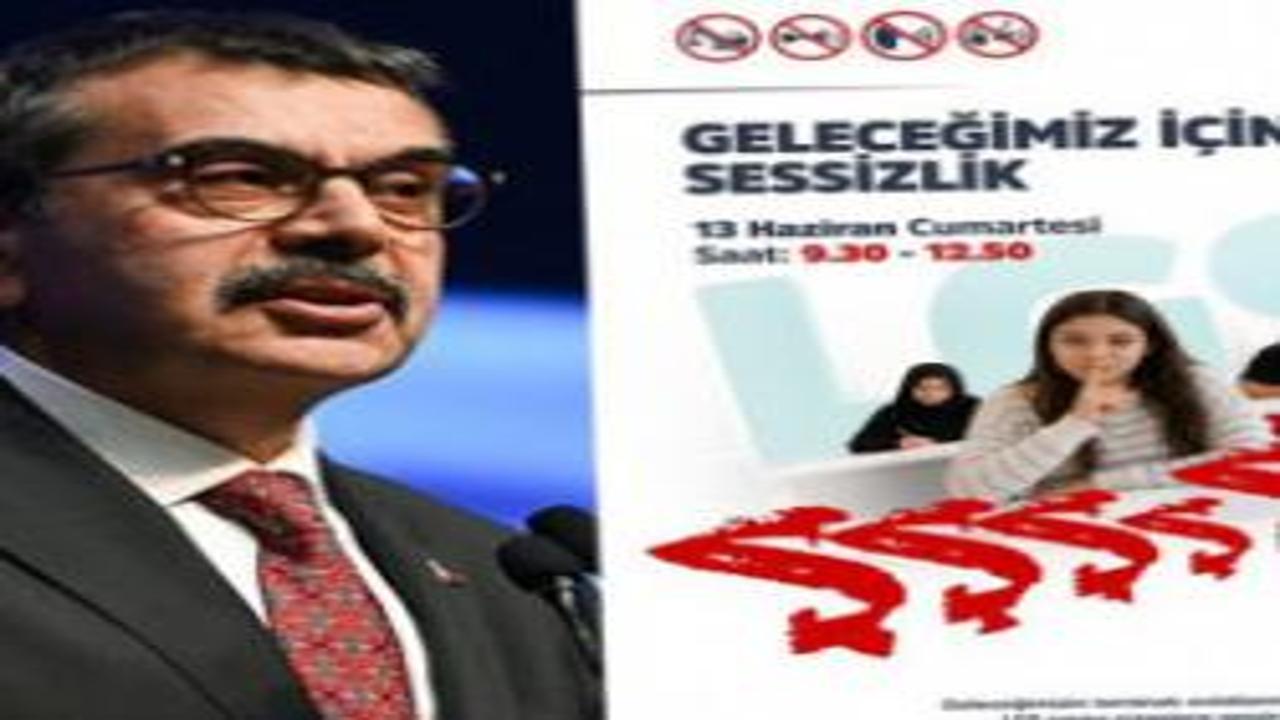 Bakan Tekin'den LGS sınavı için sessizlik çağrısı