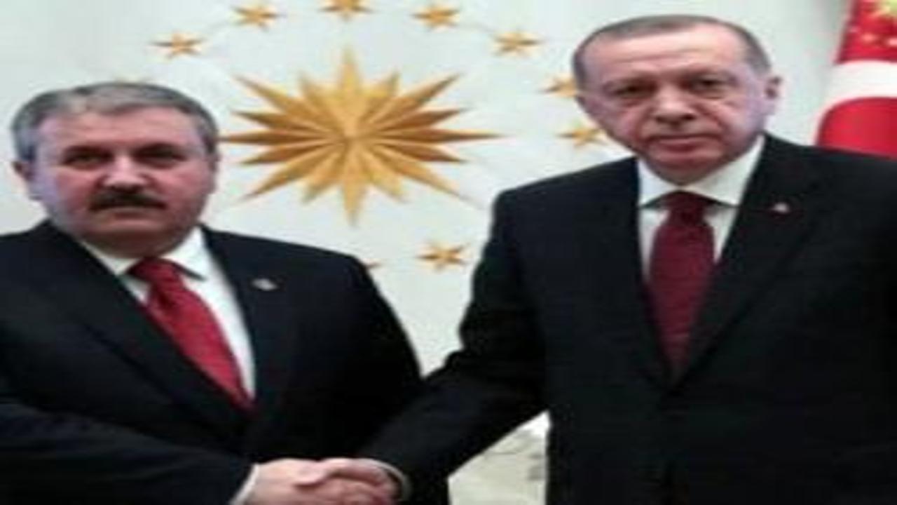Başkan Erdoğan'dan Mustafa Destici’ye tebrik mesajı