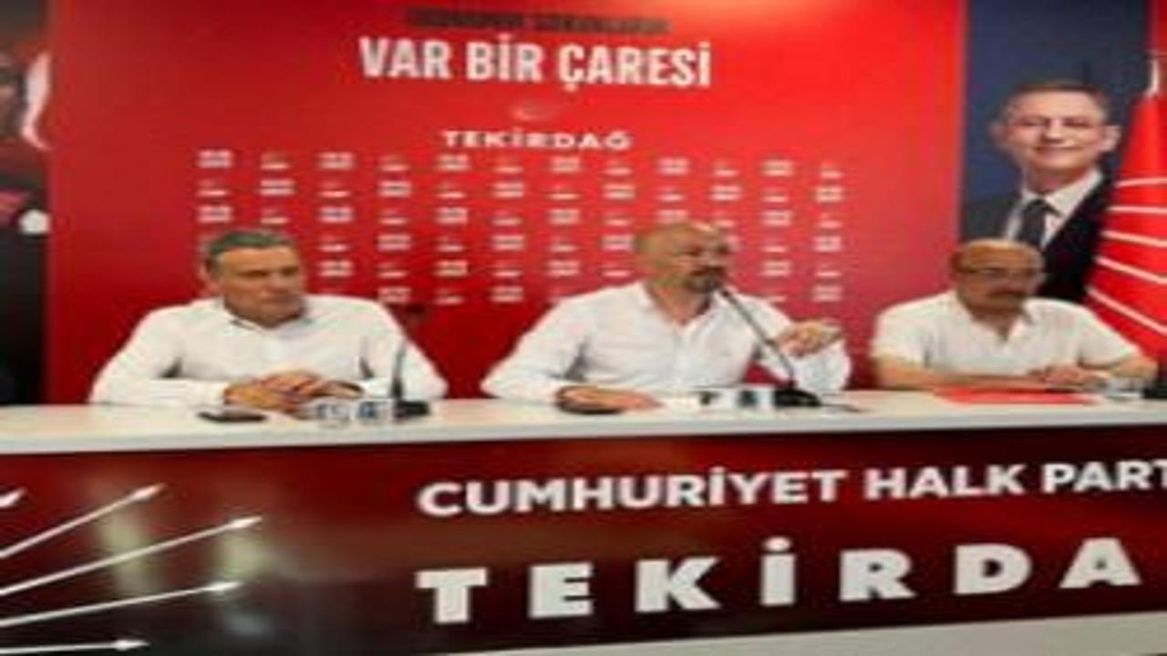 CHP Tekirdağ'da mutlak butlan krizi: Çerkezköy Belediye Başk