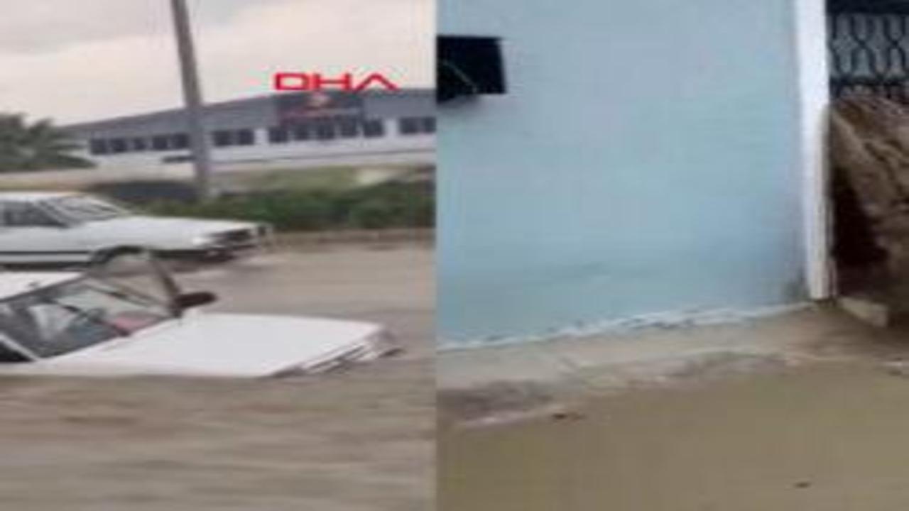 Denizli ve Manisa felaketi yaşadı: Araçlar, ev ve iş yerleri sular altında