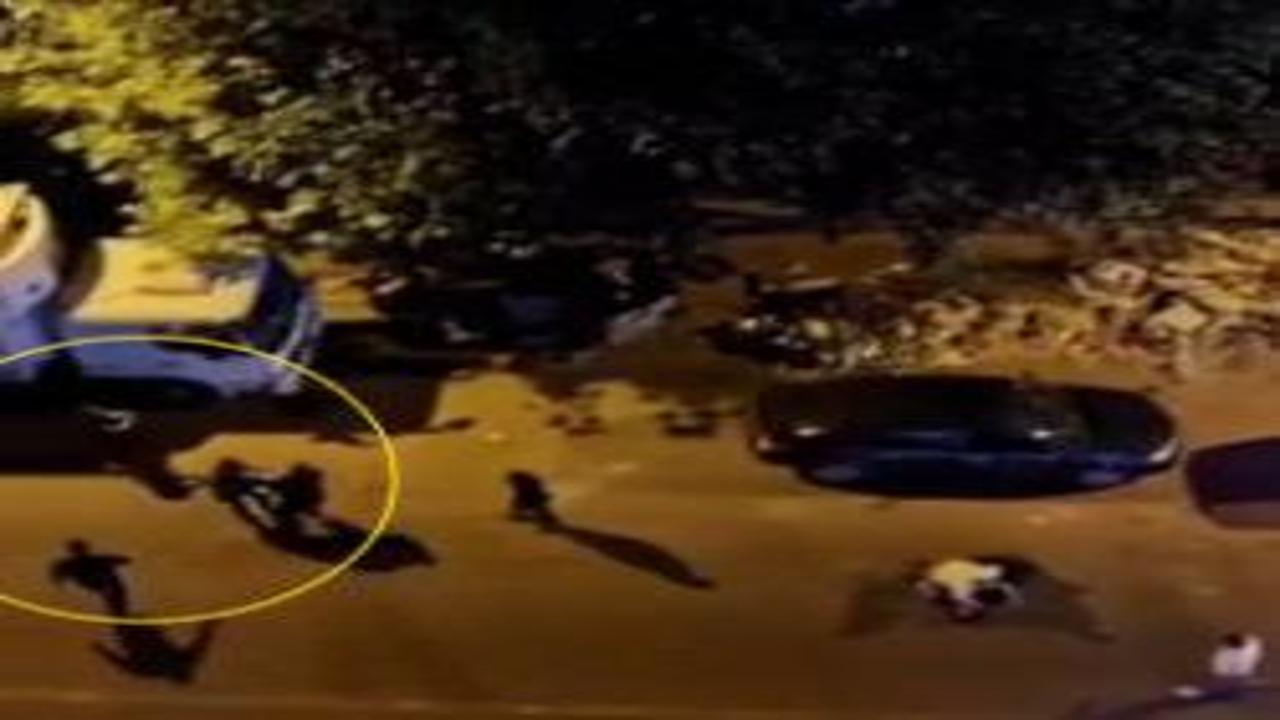 Diyarbakır'da 1 kişinin silahla yaralandığı silahlı kavga kamerada