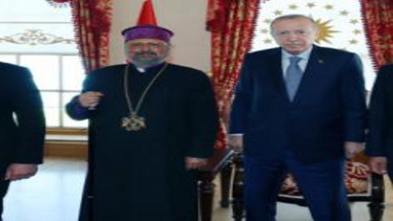 Erdoğan, Türkiye Ermenileri Patriği Maşalyan'ı kabul etti