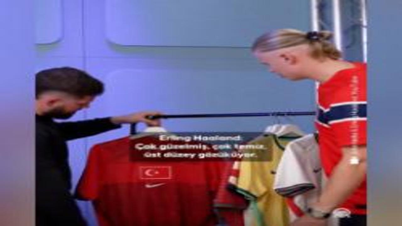 Erling Haaland'dan ay yıldızlı formaya büyük övgü