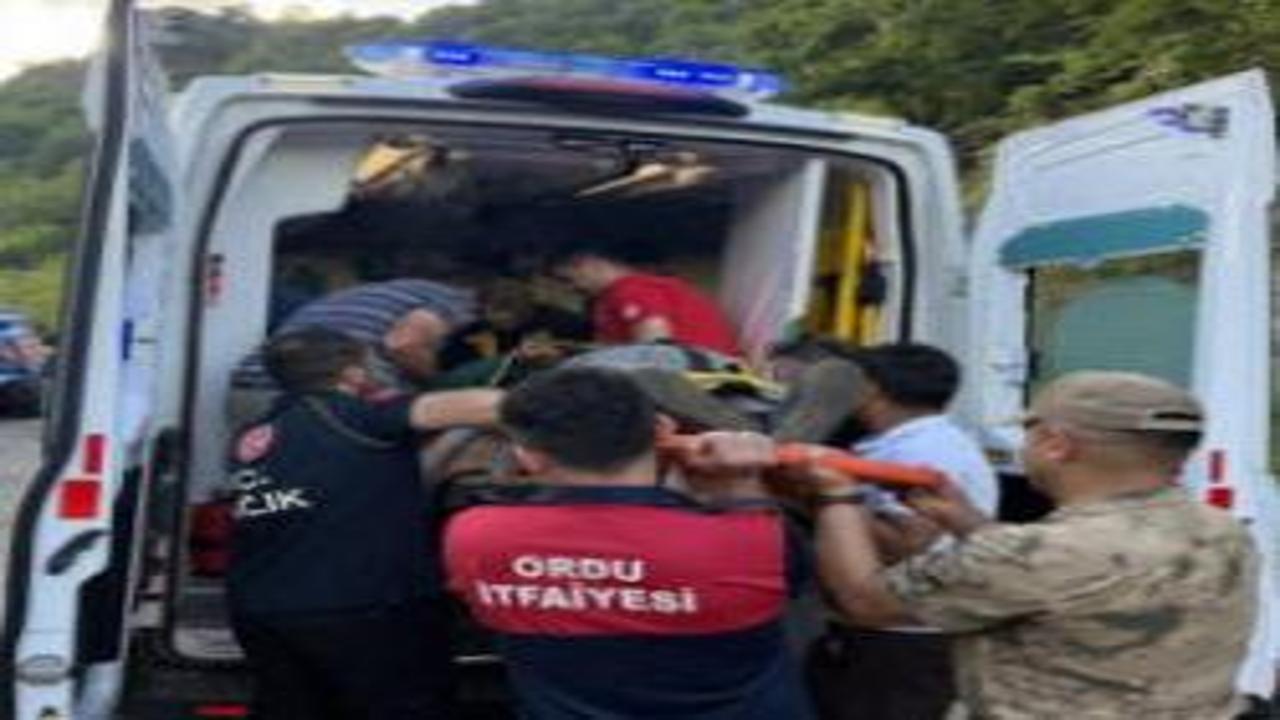 Ordu'da yolcu minibüsü uçuruma yuvarlandı: 9 yaralı