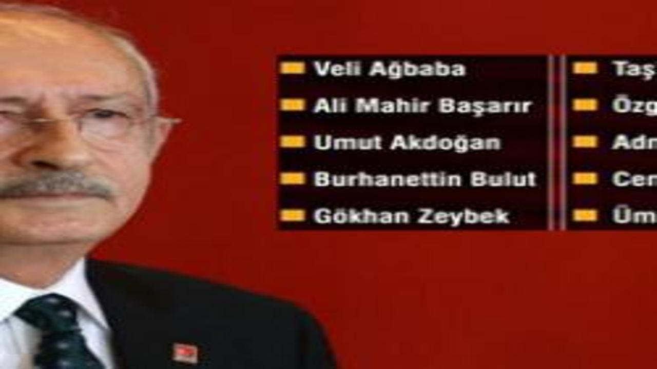 "Kılıçdaroğlu'nun CHP'den ihraç edeceği 10 isim be