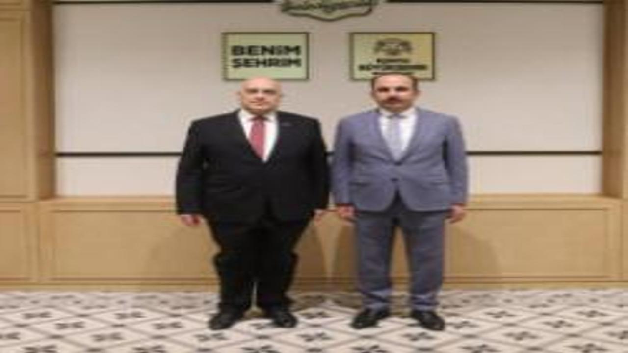 Filistin'in Ankara Büyükelçisi Ebu Ceyş Başkan Altay'ı ziyar