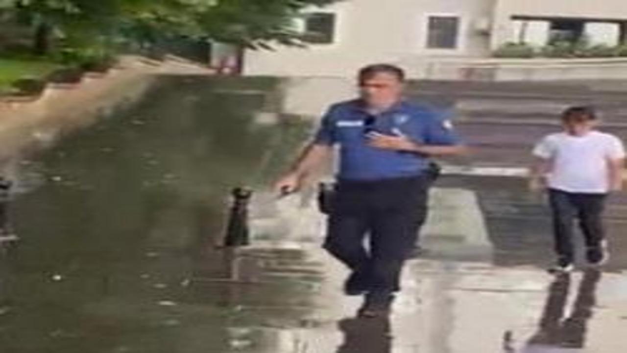 Nevşehir'de polis, kimliğini kaybeden öğrenciyi sınava yetiştirdi