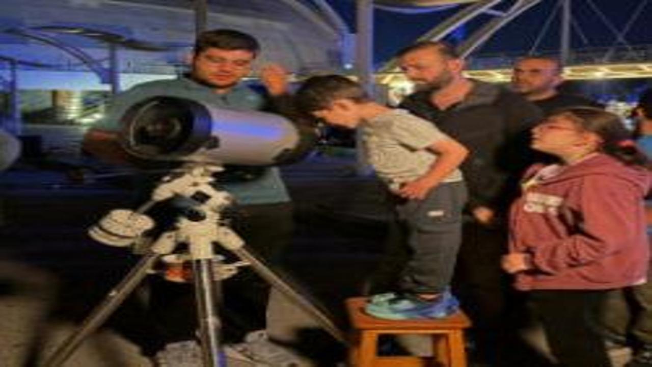 Konya Bilim Merkezi'nde "Gökyüzü Gözlem Etkinliği" düzenlendi