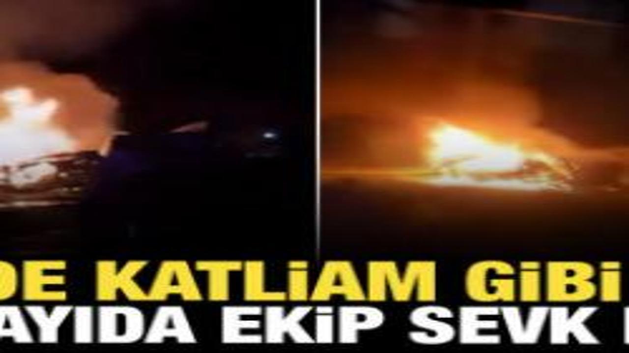 Rize'de feci kaza! Çok sayıda ekip sevk edildi
