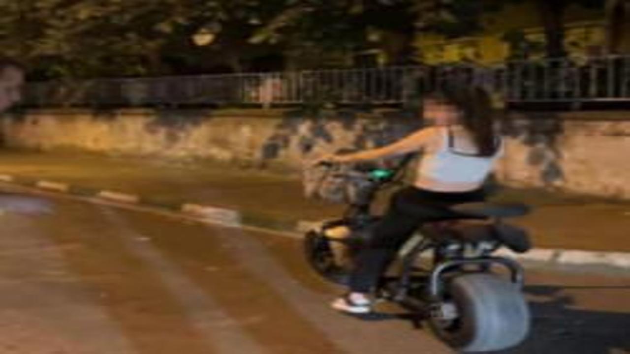 Elektrikli bisiklet sürücüsü alkollü çıktı, 50 bin TL ceza kesildi