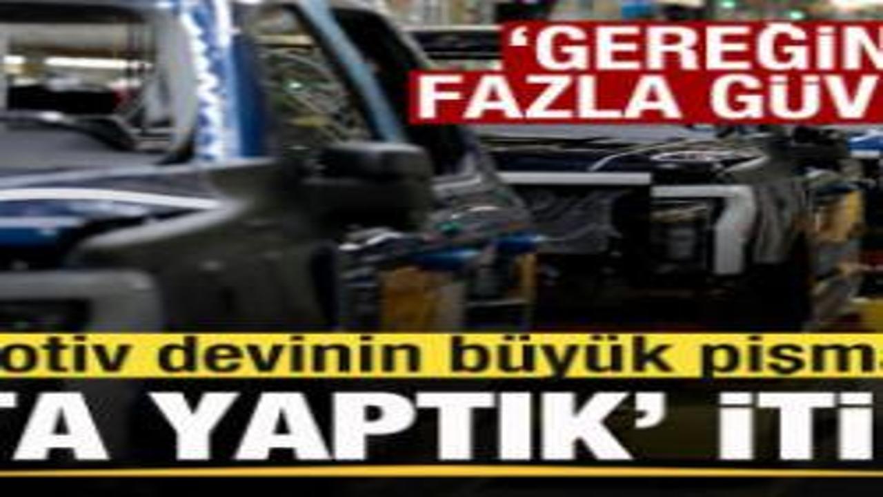 Otomotiv devinin büyük pişmanlığı! 'Hata yaptık' itirafı: Gereğinden fazla güvendik