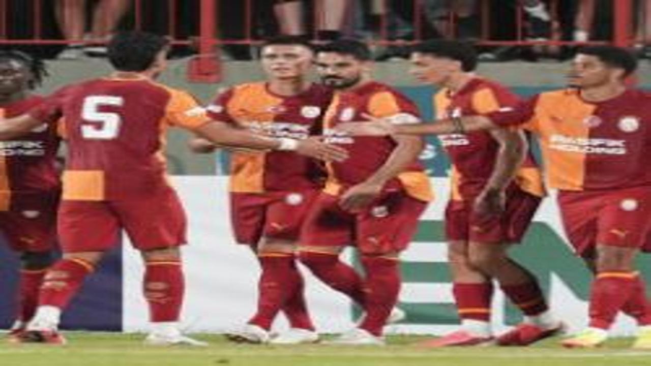 Galatasaray'dan 5 gollü galibiyet