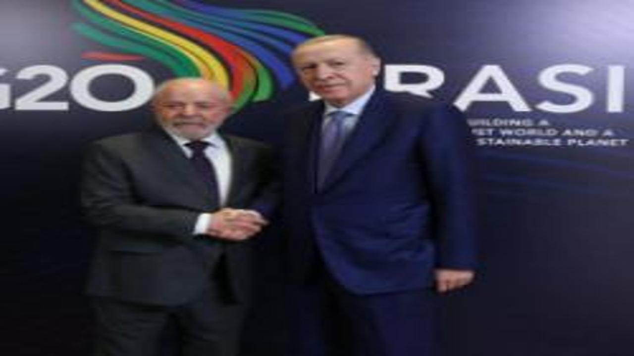 Erdoğan ile Brezilya Devlet Başkanı Lula arasında görüşme!