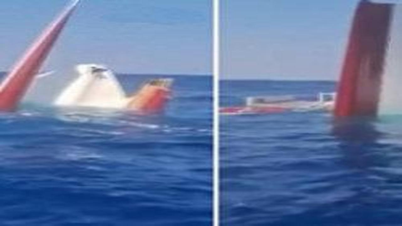 Girne açıklarında batan Filo Jet faciasında kritik görüntüler ortaya çıktı