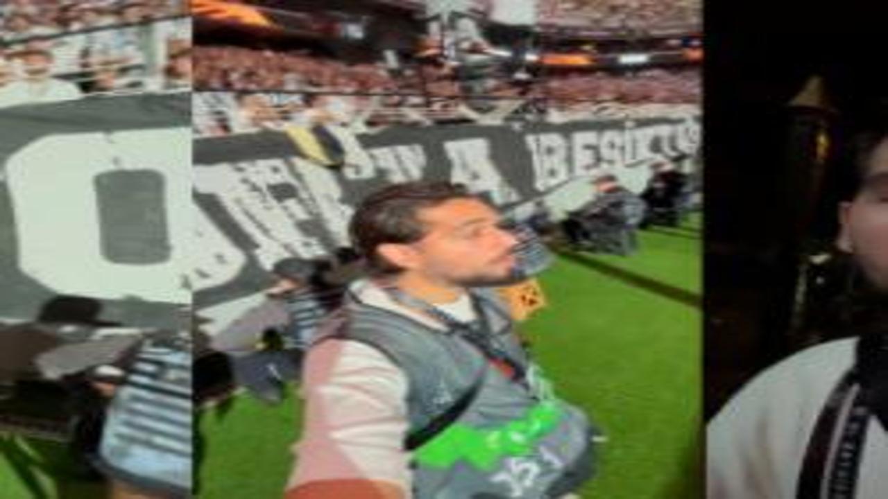 Beşiktaş tribünleri Fransız gazeteciyi şoke etti!