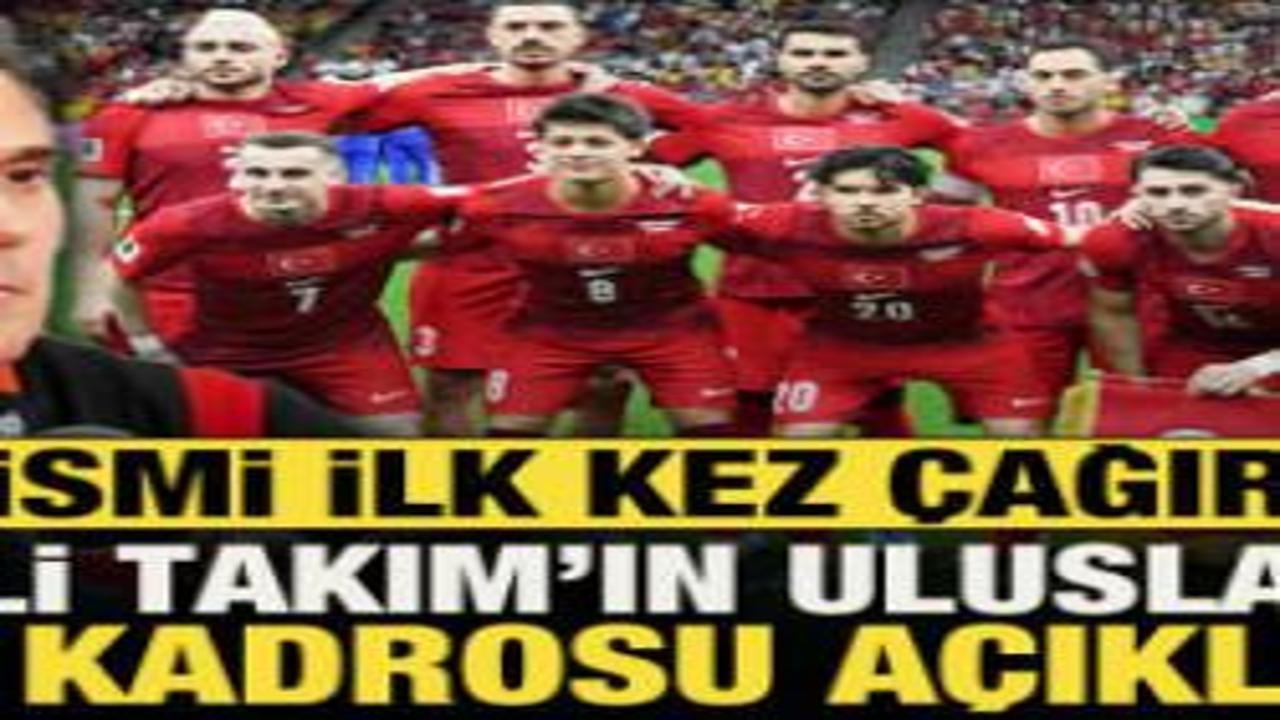 A Milli Takım'ın Uluslar Ligi kadrosu açıklandı! 4 isim ilk kez davet aldı