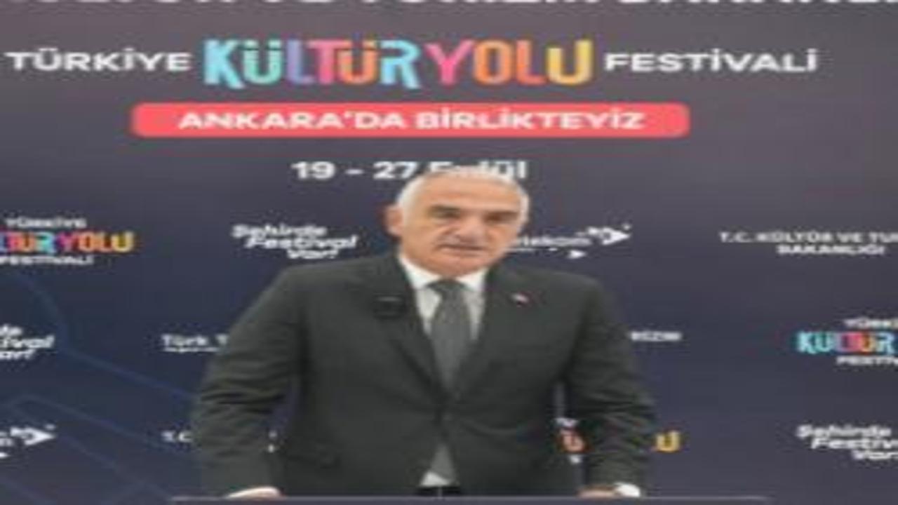 Bakan Ersoy Başkentte Startı Verdi! Ankara Kültür Yolu Festivali Başladı