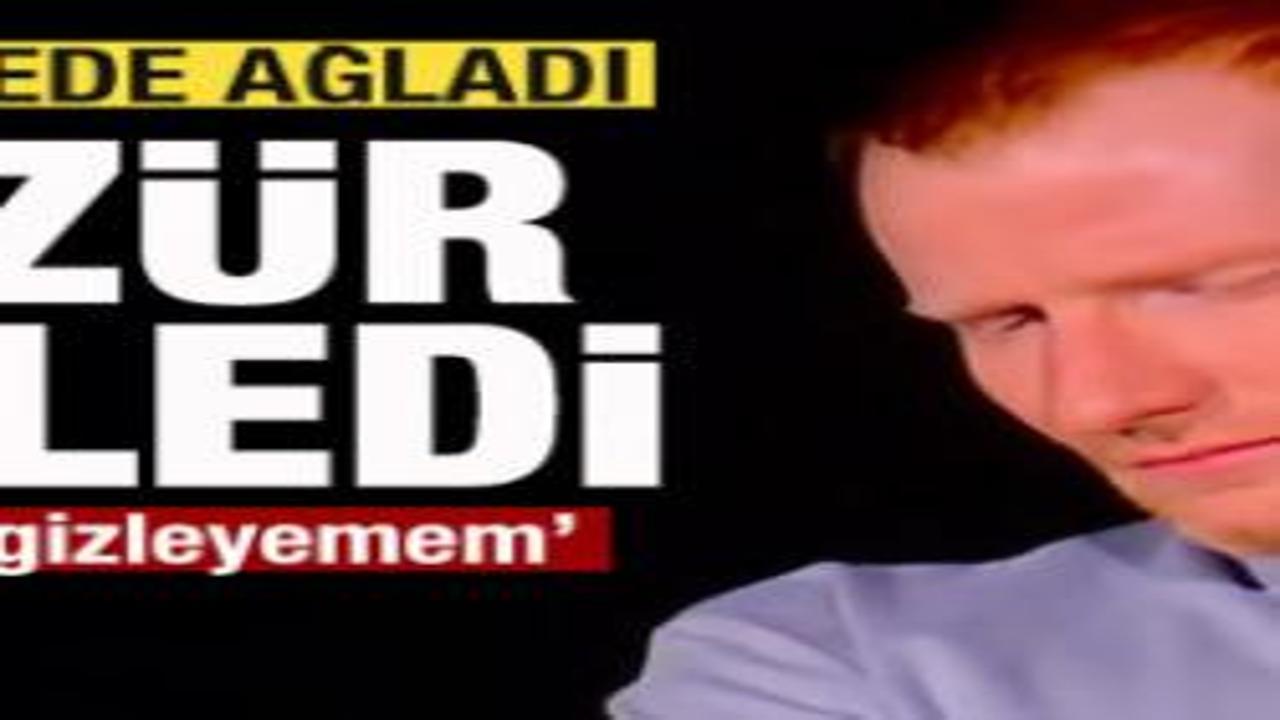 Dünyada gündeme oturdu! Ed Sheeran sahnede ağladı, özür diledi: Artık gizleyemem