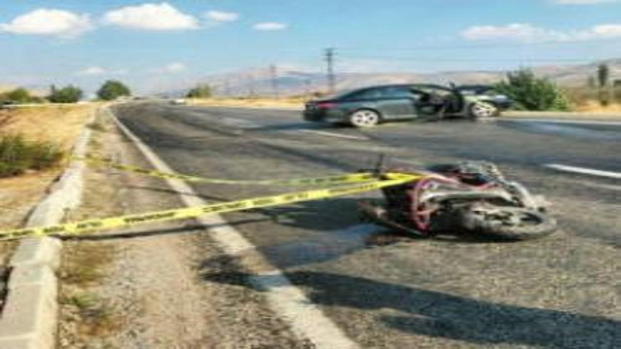 Malatya'da feci kaza: Motosiklet sürücüsü hayatını kaybetti