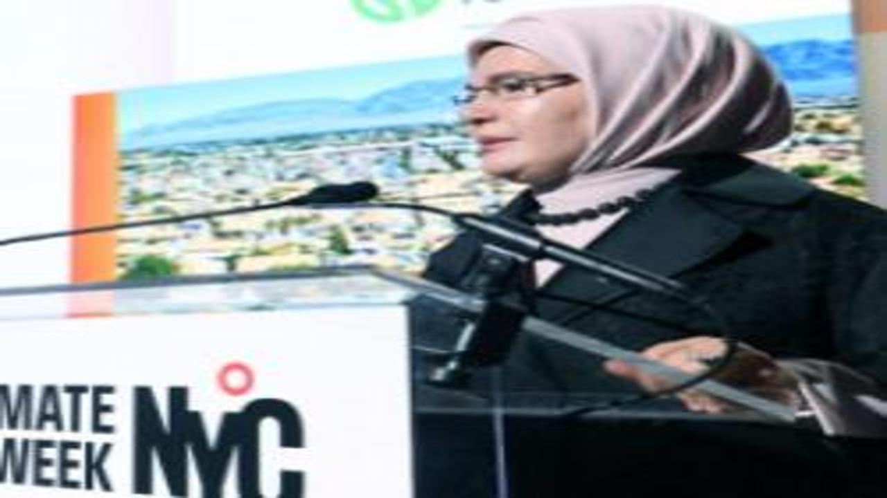 Emine Erdoğan'dan New York'ta iklim ve sıfır atık çağrısı