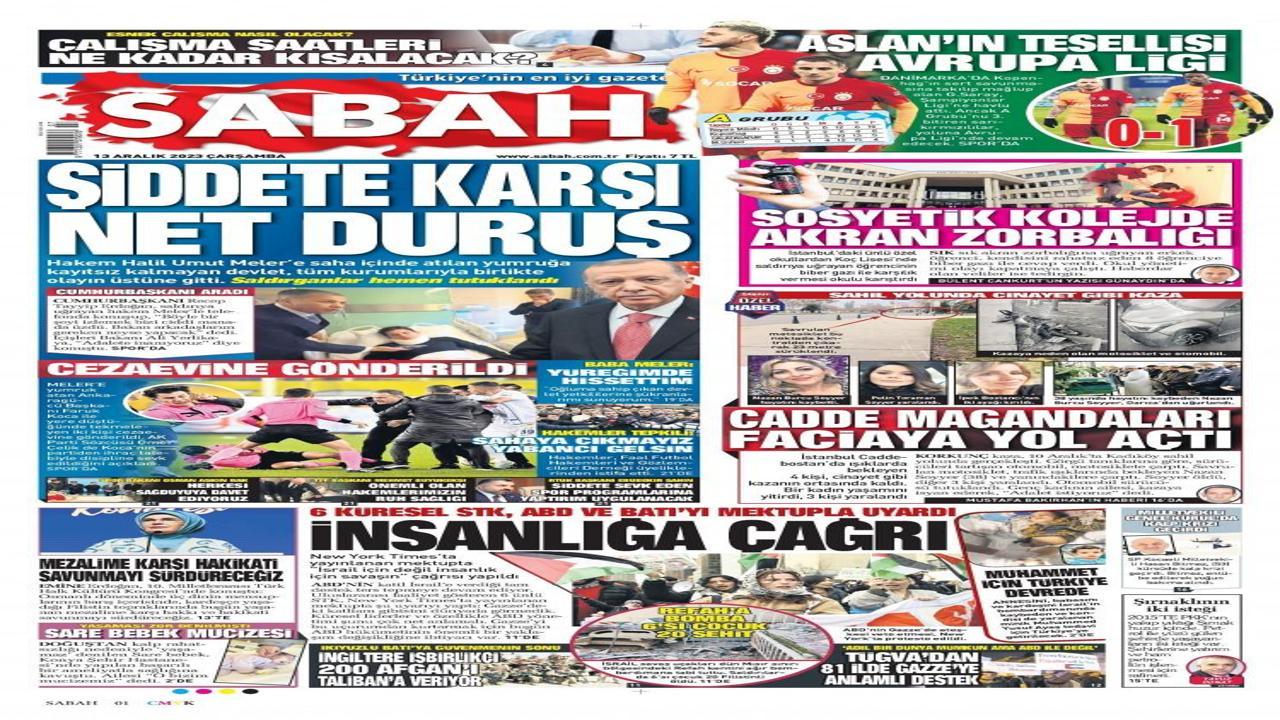 13 Aralık Çarşamba gazete haberleri - Tayin isteklerine çözüm! Bekar ...