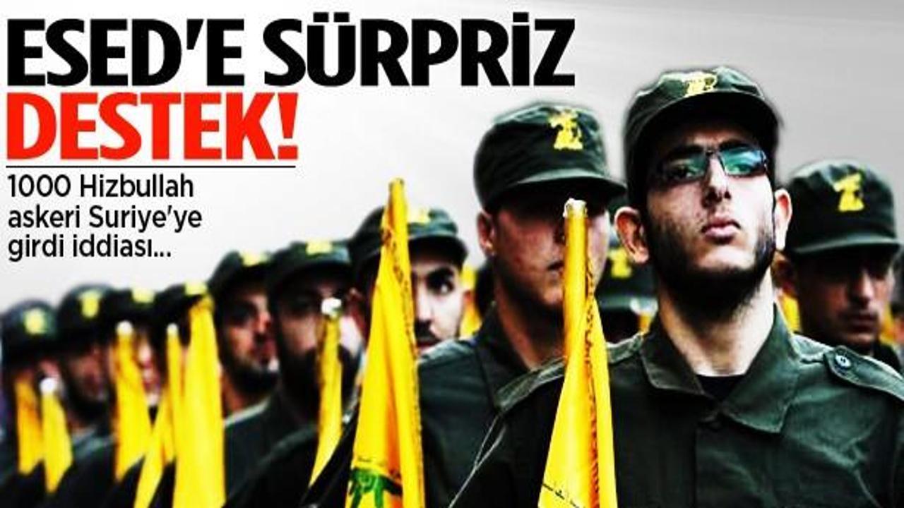 '1000 Hizbullah askeri Suriye'de' iddiası