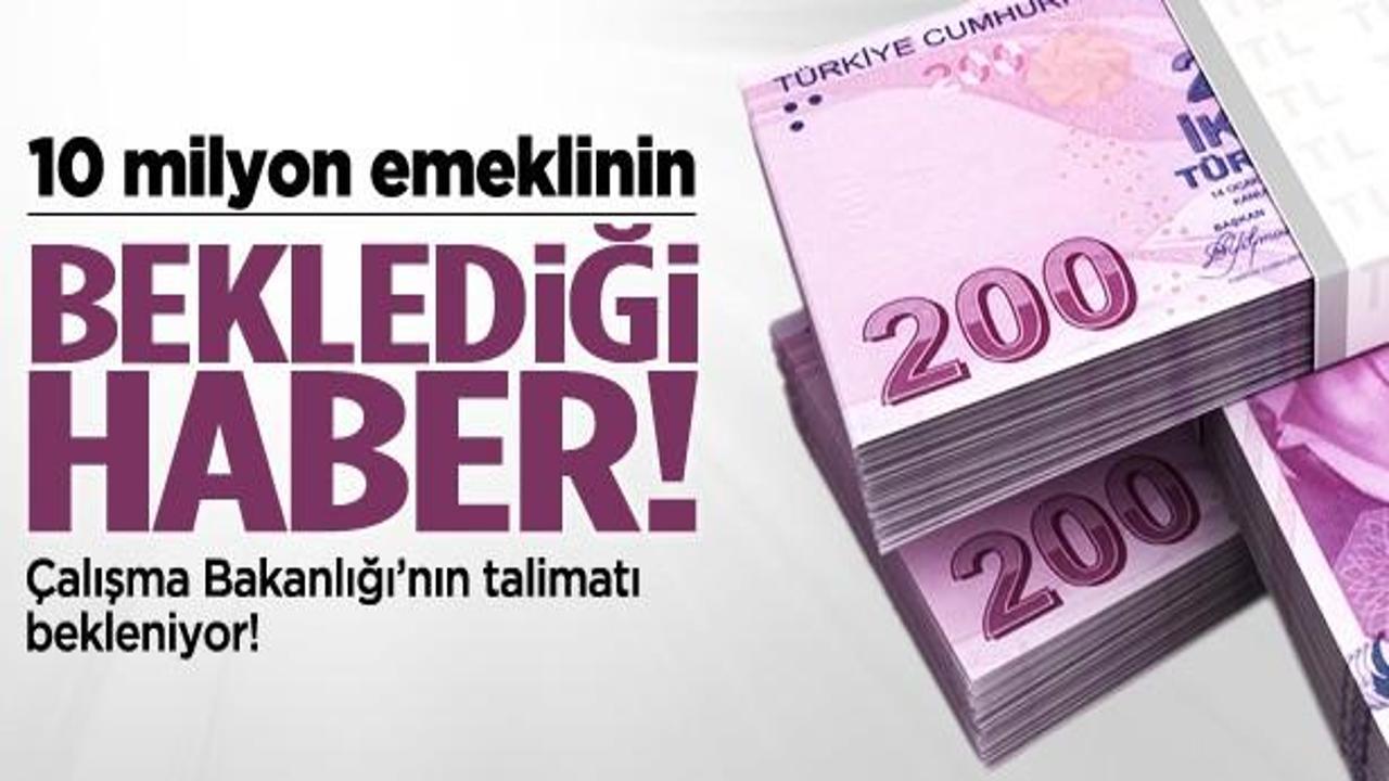 10 milyon emeklinin maaşı bankaya yatıyor