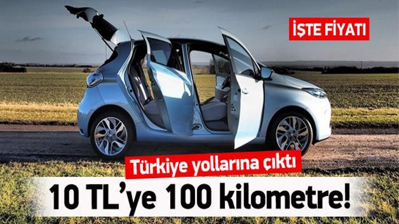 10 TL'ye 100 km giden otomobil Türkiye'de!