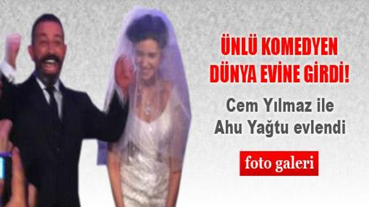 Cem Yılmaz, Ahu Yağtu ile evlendi