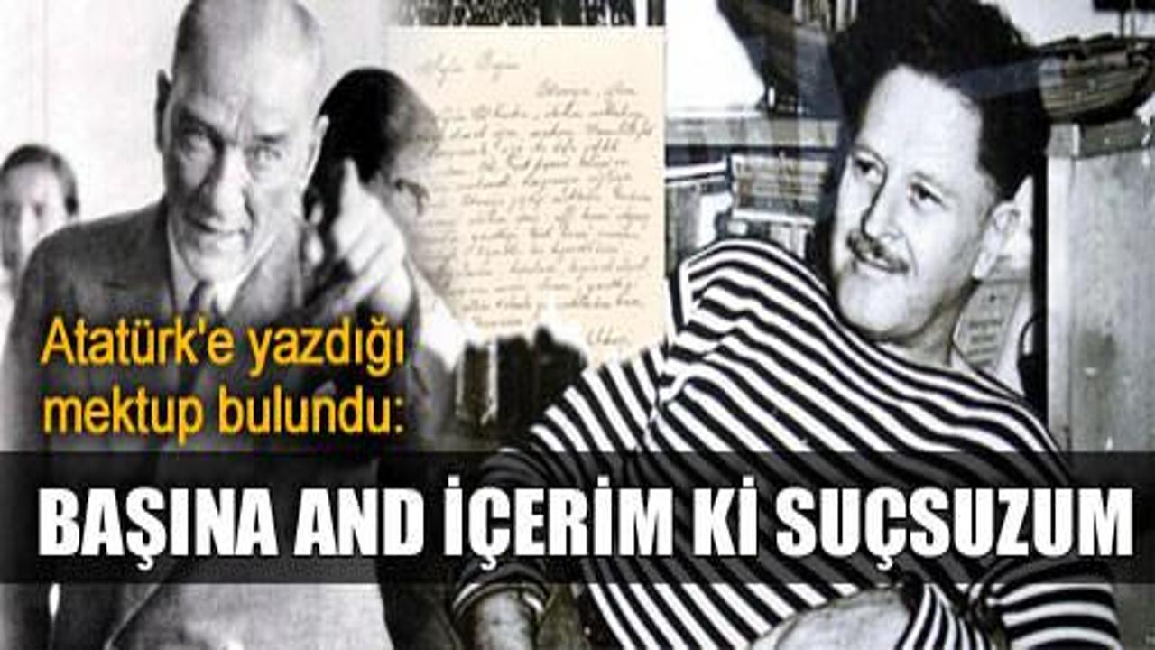 Nâzım'ın Atatürk'e yazdığı mektup