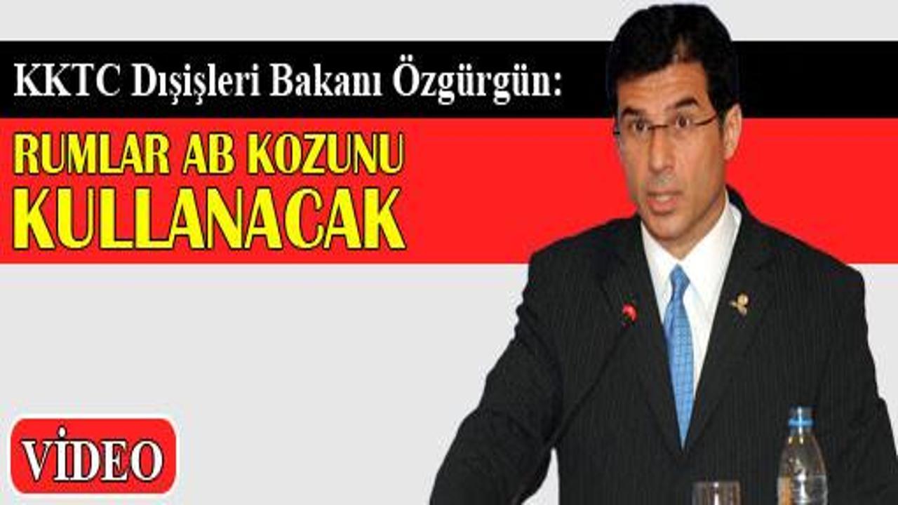 Özgürgün: Rum tarafı AB'yi bekliyor