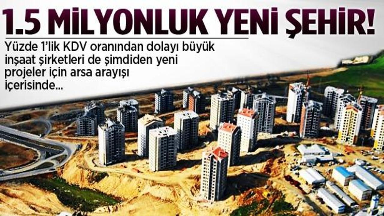 1,5 milyonluk yeni şehir Kayaşehir!