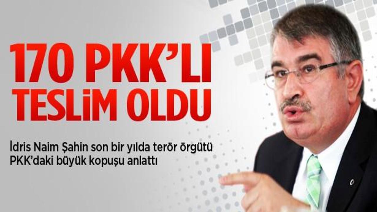 170 PKK'lı terörist teslim oldu