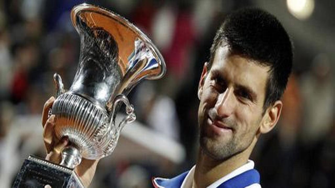 Roma A&ccedil;ık'ta şampiyon Djokovi&ccedil;