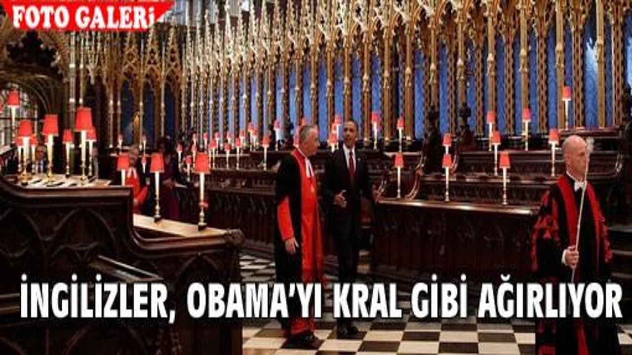 Obama, Buckingham’da 'krallar gibi'