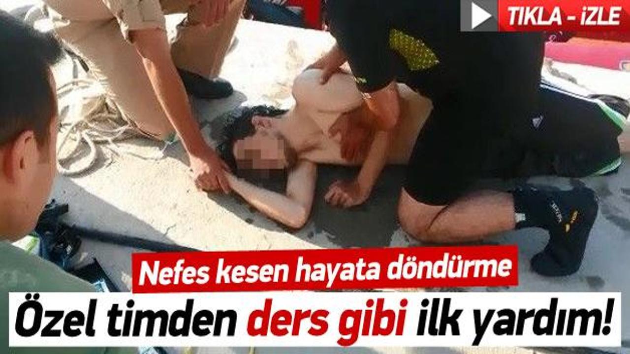 18 yaşındaki gen&ccedil; işte b&ouml;yle kurtarıldı