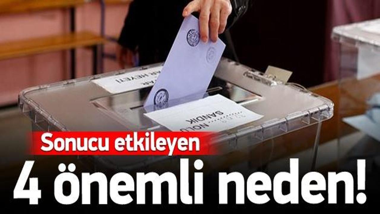 1 Kasım seçimlerinde sonucu etkileyen 4 neden