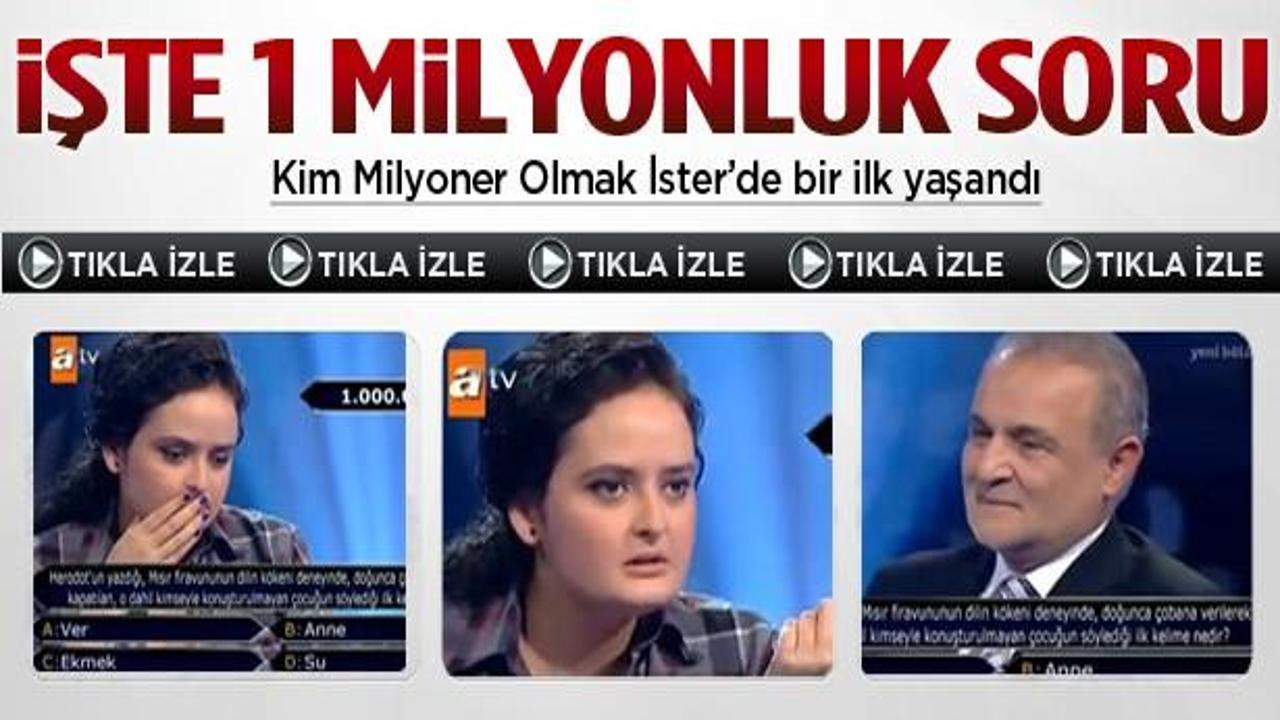 1 milyonluk final sorusu / VİDEO