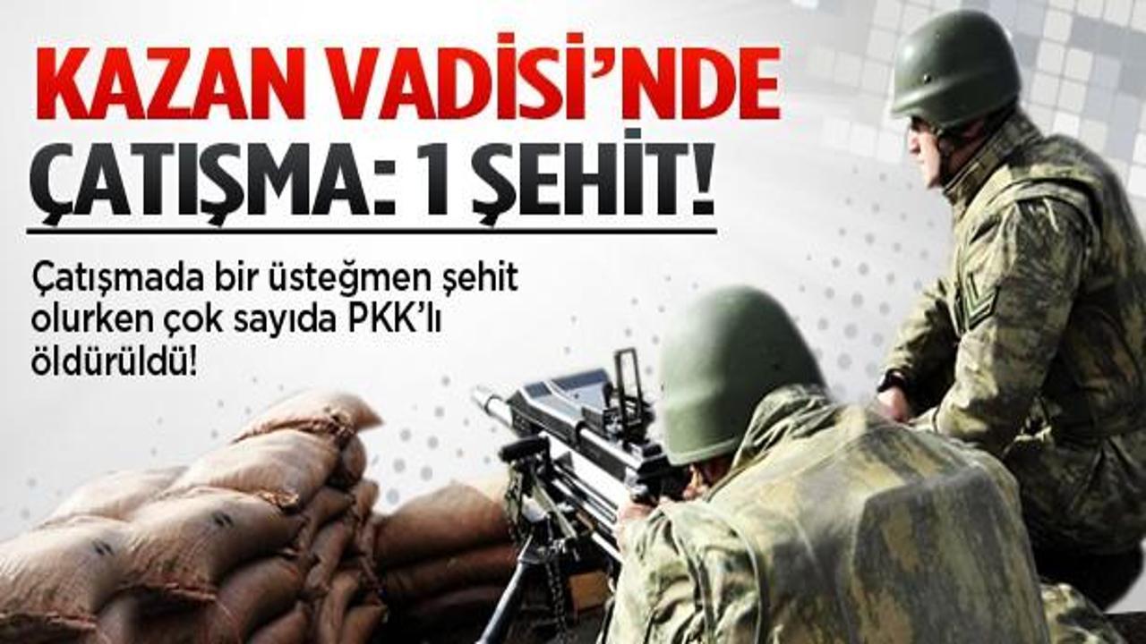 1 &uuml;steğmen şehit oldu 4 PKK'lı &ouml;ld&uuml;r&uuml;ld&uuml;