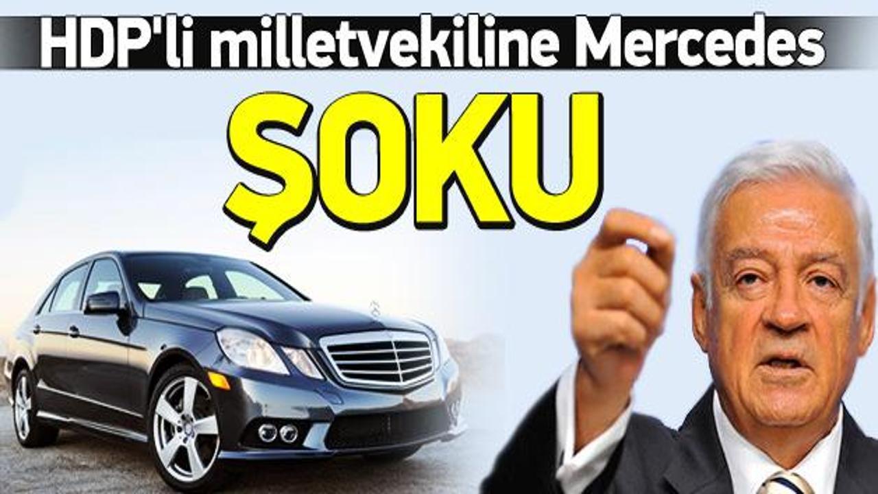 HDP’li milletvekiline Mercedes şoku!
