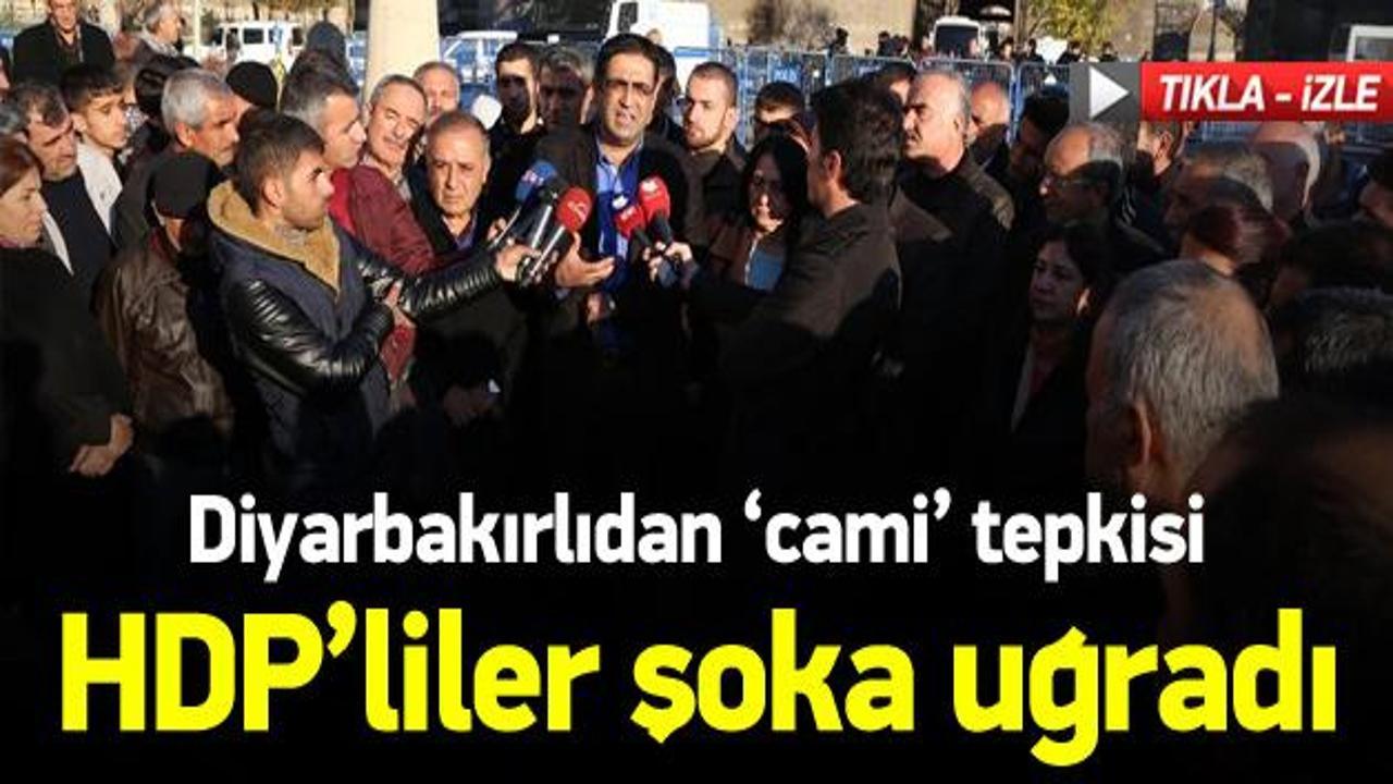 Vatandaştan HDP'li vekillere 'cami' tepkisi