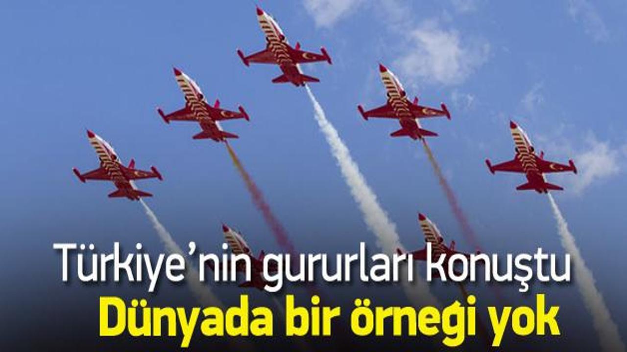 3 km irtifada 7 G kuvvette Türk Yıldızları