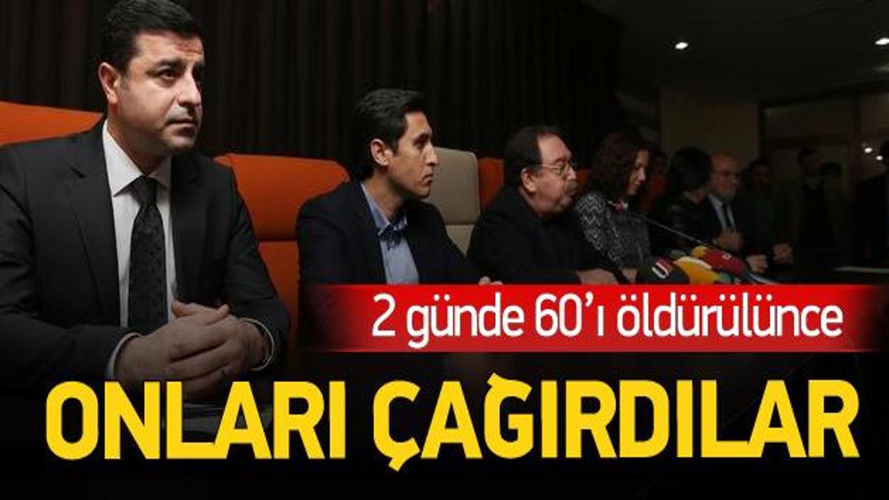 Demirtaş halkı yine sokağa &ccedil;ağırdı