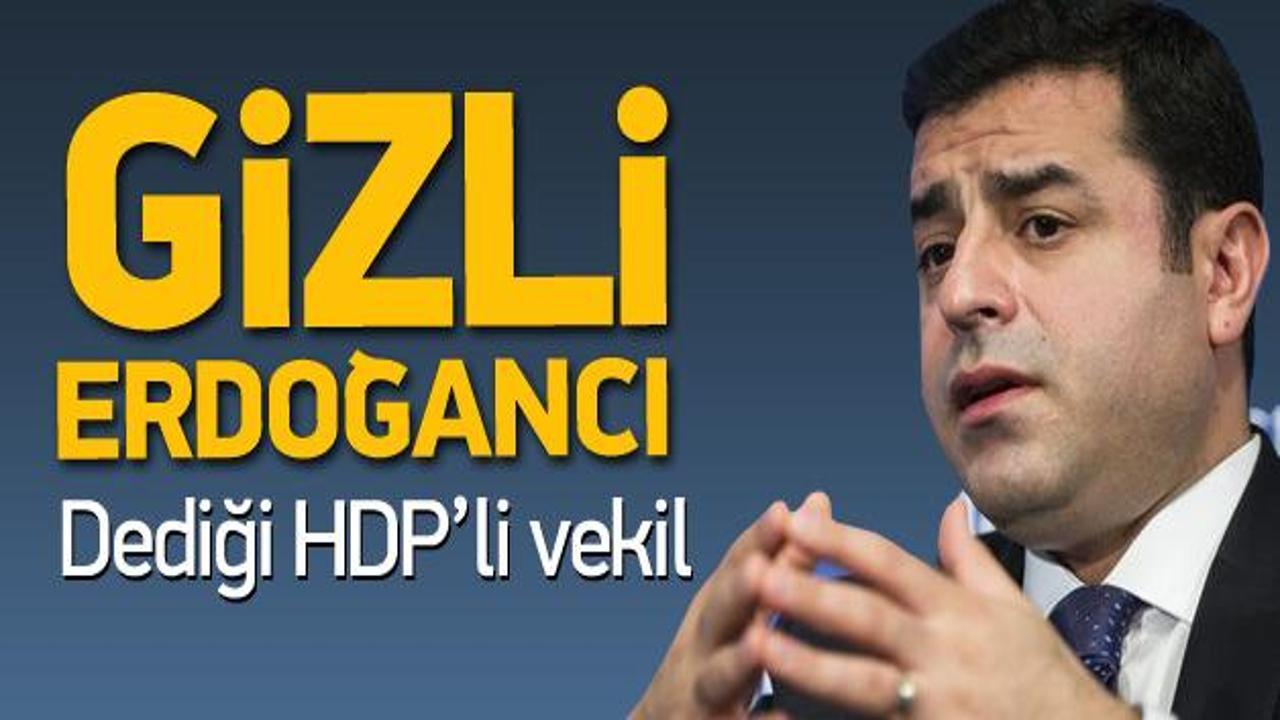 Demirtaş'ın 'Gizli Erdoğancı' dediği HDP'li vekil