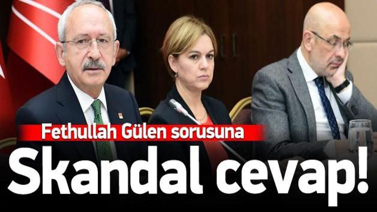 Fethullah Gülen sorusuna skandal cevap!